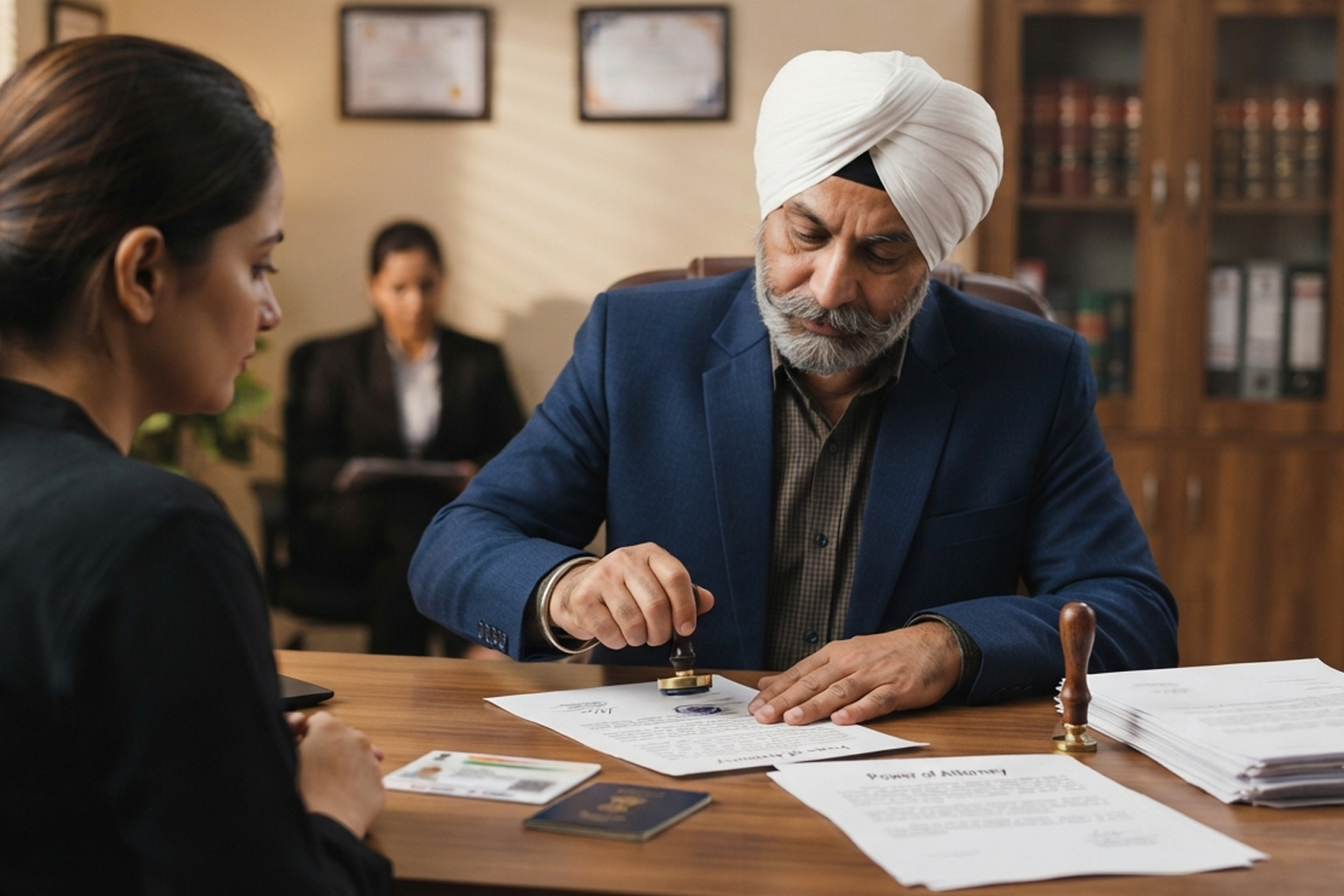 Document receiving professional attestation support